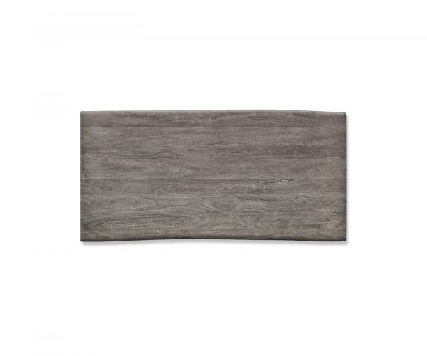 Jídelní stůl Edge 200x100 XL Akácie Platinum Nerezová ocel Úzký Live - Image 4