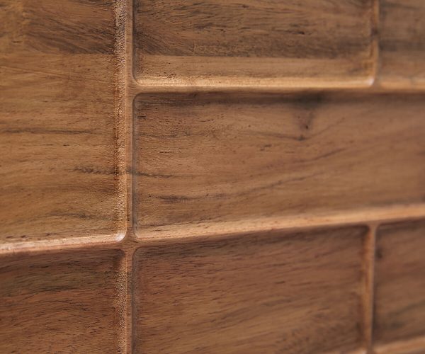 TV stolek Stonegrace 200 cm přírodní akácie 3D 4 dveře - Image 7