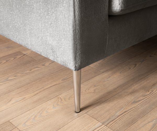 Rohová pohovka Marla 285x140 cm chenille taupe levý chaiselongue - Image 5