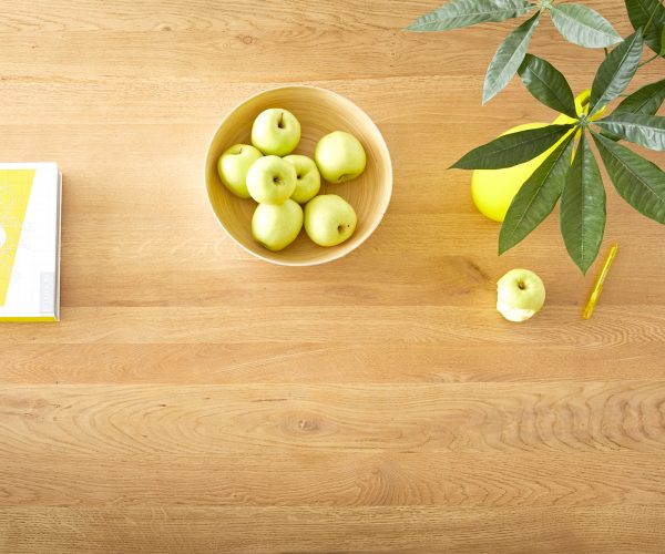 Jídelní stůl Edge 260x100 cm přírodní dubový masiv živý okraj - Image 7