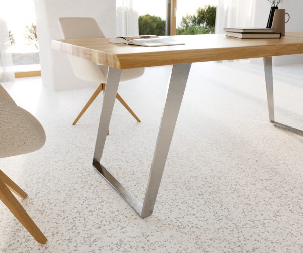 Jídelní stůl Edge 200x100 cm přírodní dubový masiv živý okraj - Image 6