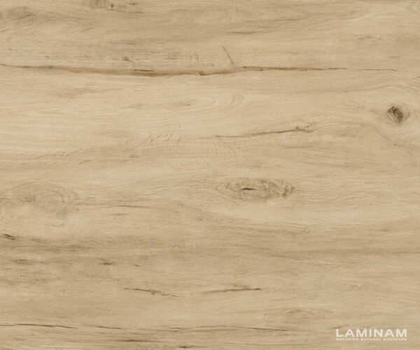 Jídelní stůl Edge keramický Laminam® Sabbia dubová barva 180-220x100 cm s kovovou základnou v titanovém efektu, rozkládací - Image 3