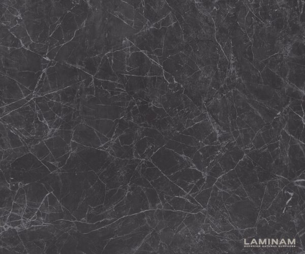 Jídelní stůl Edge keramika Laminam® Nero Greco antracit 300x100 Infinity kov černý - Image 3