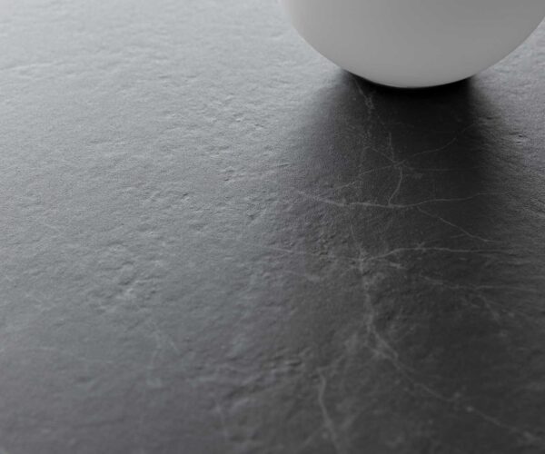 Konferenční stolek Levente 110x60 cm keramika Laminam® Nero Greco, kovové nohy černé - Image 4