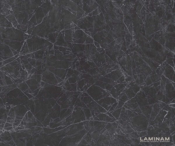 Konferenční stolek Levente 110x60 cm keramika Laminam® Nero Greco, kovové nohy černé - Image 3