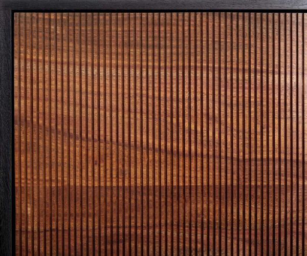Komoda Vaag 170 cm přírodní sheesham mango černá 4 dveře - Image 3