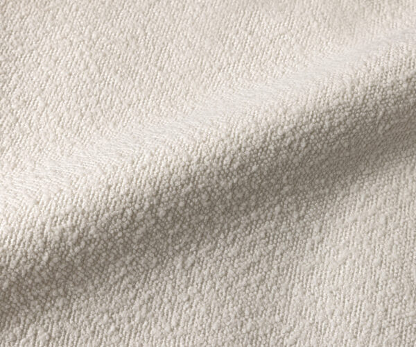 Čalouněná postel Coperti bouclé krémově bílý 140x200 cm - Image 3