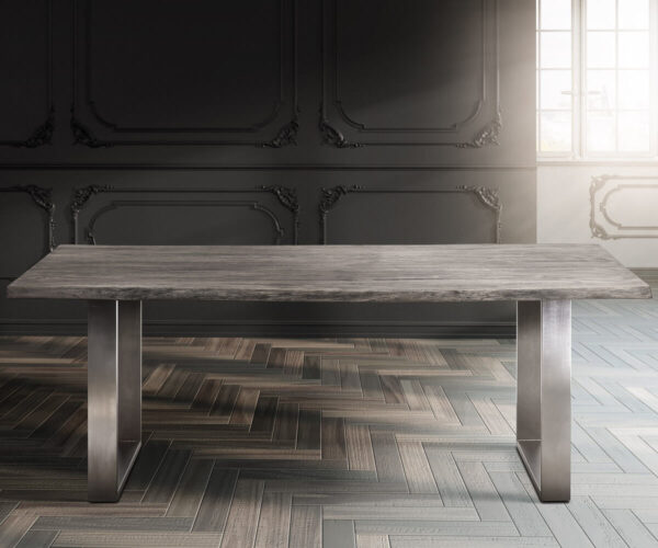Stolová deska Edge 220x100 cm XL akácie platinum - Image 5