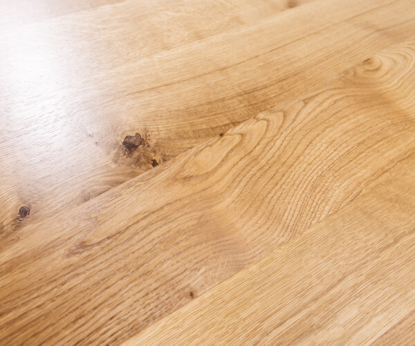 Jídelní stůl Edge 300x100x4 cm přírodní dub Cono kovově stříbrná - Image 3