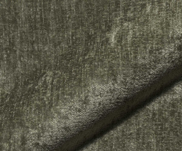 Jídelní židle Clea-Flex chenille olivově zelené, křížová podnož, široký efekt, titanové provedení, 360° otočné, s houpací funkcí - Image 3