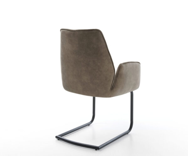Jídelní židle Zoa-Flex taupe vintage konzolové kulaté černé - Image 5