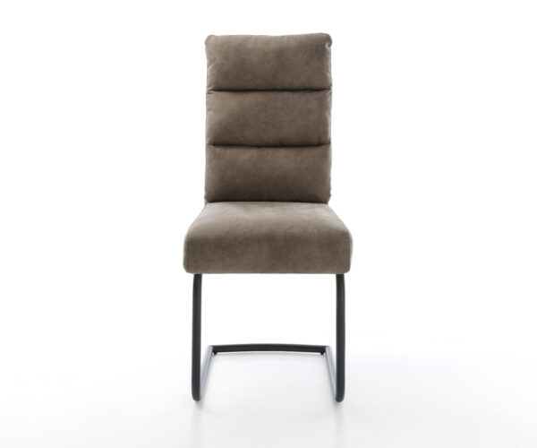 Jídelní židle Pela-Flex taupe vintage konzolová kulatá černá - Image 2