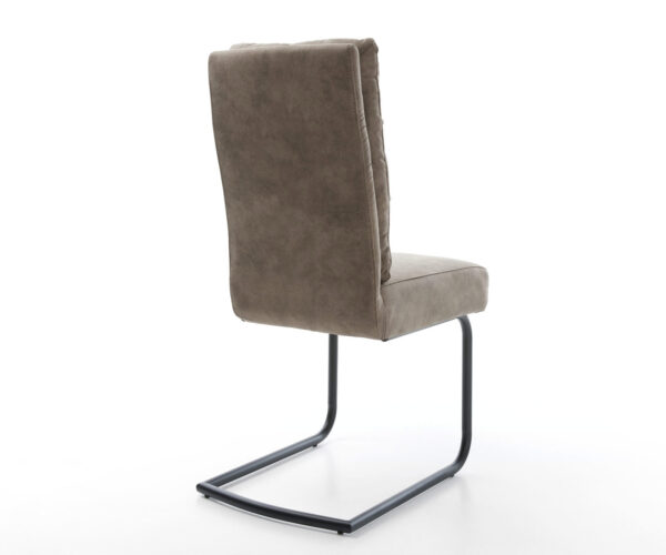 Jídelní židle Pela-Flex taupe vintage konzolová kulatá černá - Image 5