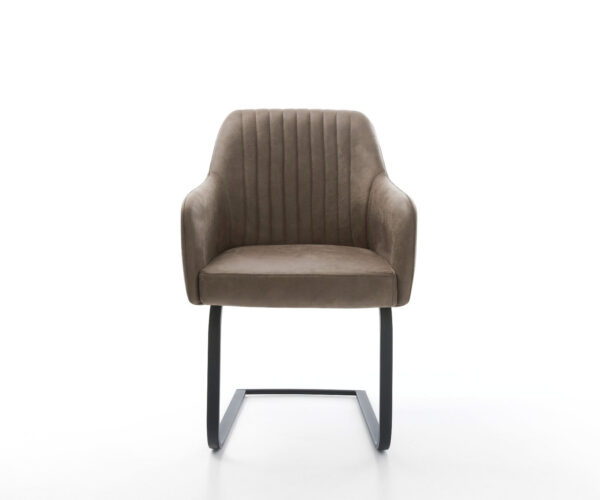 Jídelní židle Greg-Flex taupe vintage konzolové matná černá - Image 2