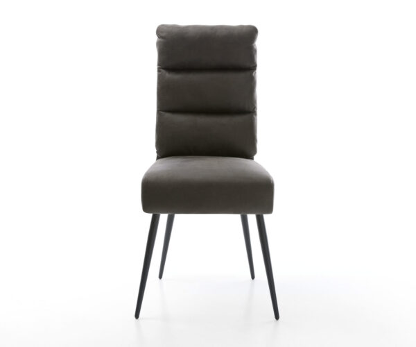 Jídelní židle Pela-Flex antracit vintage, čtyřnohá, kónická, černá - Image 2