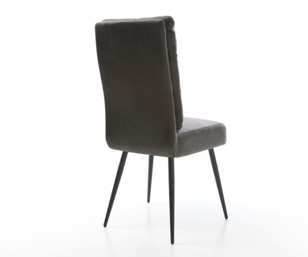 Jídelní židle Pela-Flex antracit vintage, čtyřnohá, kónická, černá - Image 5