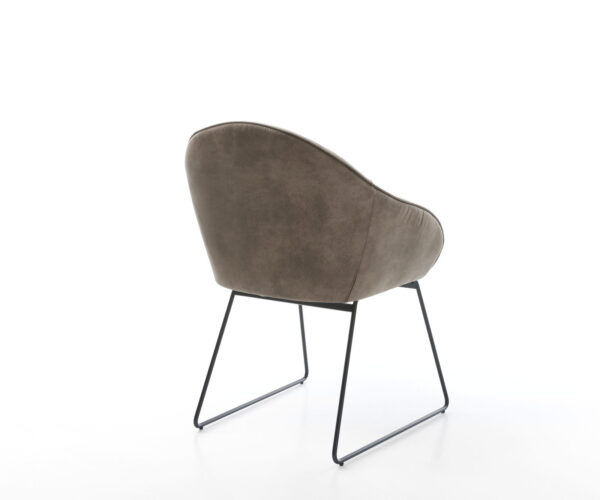 Jídelní židle Gaio-Flex vintage skluzová konstrukce černá taupe - Image 5