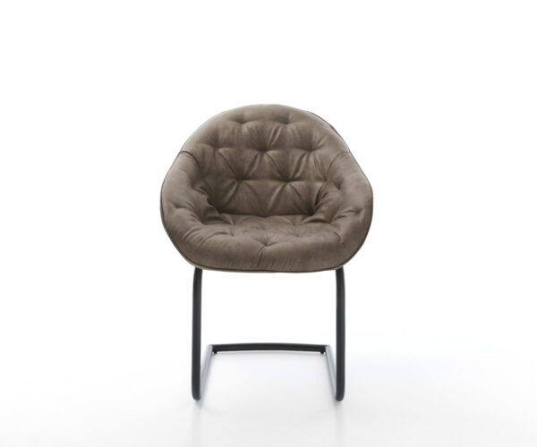 Jídelní židle Gaio-Flex taupe vintage konzolové kulaté černé - Image 2