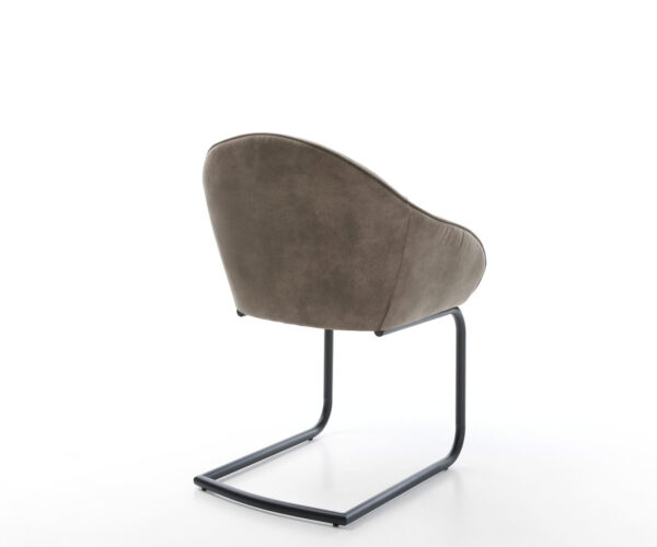 Jídelní židle Gaio-Flex taupe vintage konzolové kulaté černé - Image 5