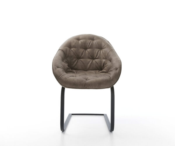 Jídelní židle Gaio-Flex taupe vintage konzolové, matná černá - Image 2