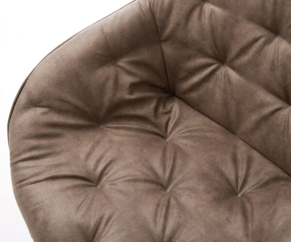Jídelní židle Gaio-Flex taupe vintage konzolové, matná černá - Image 4