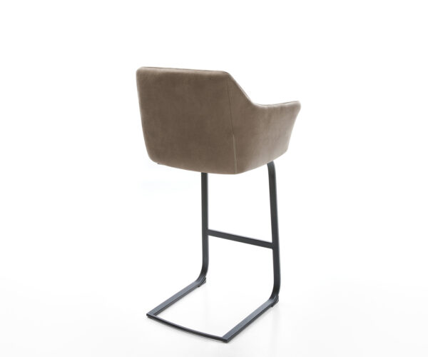Barová židle Yulo-Flex vintage taupe konzolová plochá kovová - Image 5