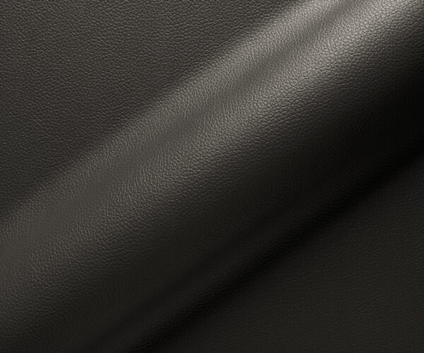 Jídelní židle Abelia-Flex s područkami, pravá kůže, černá, kluzný rám černý - Image 3