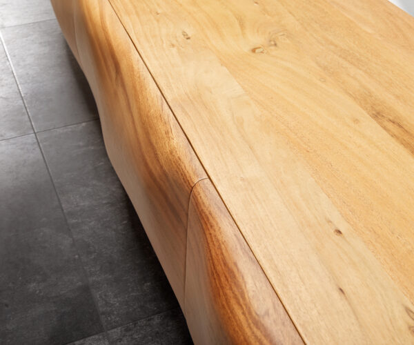 TV stolek New Live-Edge 200 cm přírodní akácie 4 dveře závěsná - Image 6