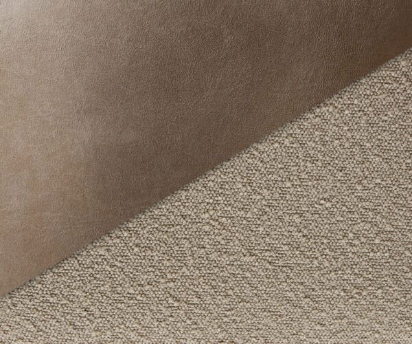 Jídelní židle Vinka-Flex rám na kluzácích nerezová ocel, kombinované materiály, taupe, jádro s taštičkovými pružinami - Image 3
