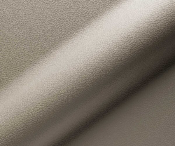 Jídelní židle Heira-Flex s područkami, křížová podnož, široká, kovový efekt, titanová barva, pravá kůže, taupe - Image 3