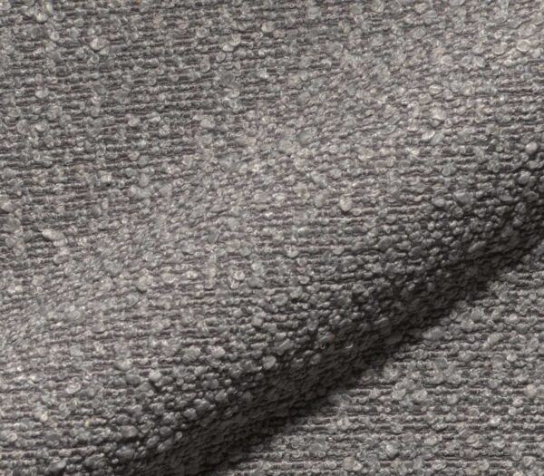 Jídelní židle Heira-Flex s područkami, křížová podnož, široká, kovový efekt, titanový bouclé, stříbrně šedá - Image 3