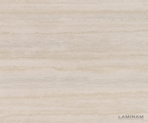 Jídelní stůl Edge lodě tvarovaný 240x120 keramický travertin přírodní Troa kov bílý - Image 3