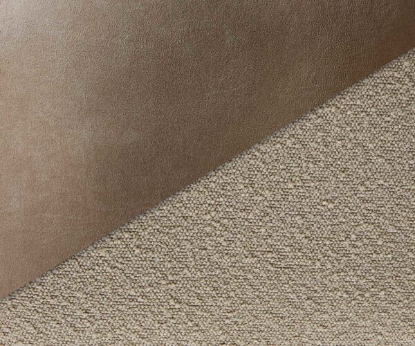 Jídelní židle Abelia-Flex s područkami, kombinace materiálů, taupe, křížová podnož, široká houpací funkce, černá, otočné o 360° - Image 3