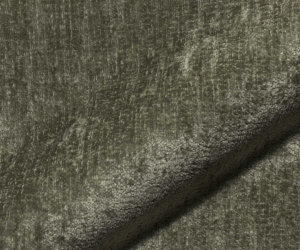 Jídelní židle Abelia-Flex s područkami, křížová kovová podstava černá, chenille olivová, otočné o 360°, funkce houpání - Image 3